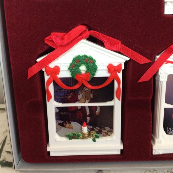 VTG Rockwells Legend Of Santa Ornament Collection W/Original Box Norman Rockwell - Picture 5 of 9
